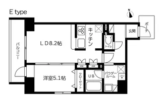 スカイコート蔵前Ⅱ【2階】の間取り