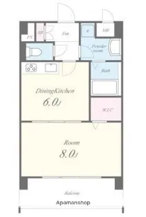 東京都墨田区本所1丁目【マンション】の間取り