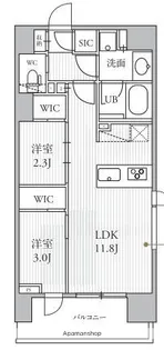 東京都台東区蔵前3丁目【マンション】の間取り
