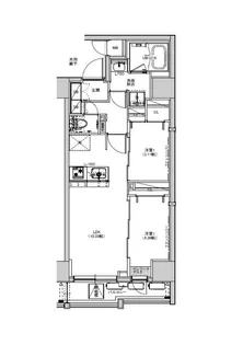 SーRESIDENCE綾瀬RIVIE【4階】の間取り