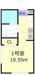 ファイルヒェン五反野【1階】の間取り