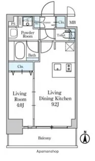 ディームス東陽町Ⅱ【5階】の間取り