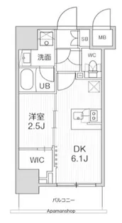 SYFORME木場【7階】の間取り