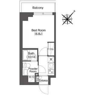 BPRレジデンス南行徳【2階】の間取り