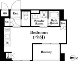 THE PALMS錦糸町【9階】の間取り