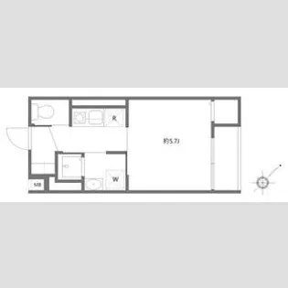 向島テラス【2階】の間取り