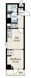 PASEO本所吾妻橋【3階】の間取り