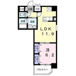 スアヴィス三ノ輪【5階】の間取り