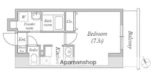 クオリタス江東佐賀【2階】の間取り