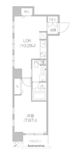 ルクレ新川レジデンス【6階】の間取り