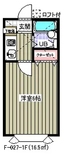 ダイニチ館 Fー27【1階】の間取り