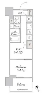 ウエリスアーバン水天宮前【9階】の間取り