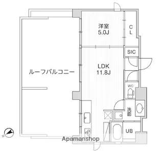 東京都台東区柳橋2丁目【マンション】の間取り