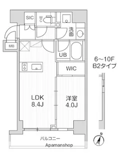 シーズンフラッツ門前仲町【3階】の間取り
