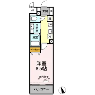 PLUM VILLAGE【2階】の間取り