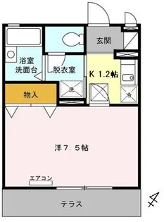 コンフォート北葛西【1階】の間取り