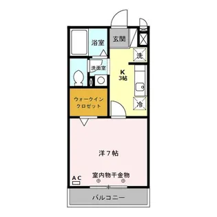 ソレイユ瑞江【2階】の間取り