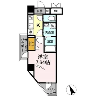 ウェスタ【6階】の間取り