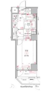 クレイシア門前仲町ザ・レジデンス【1階】の間取り