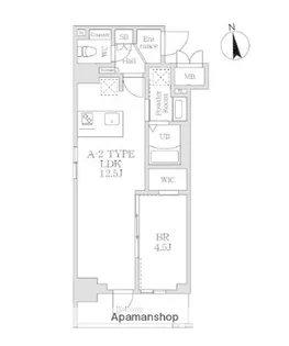 東京都台東区千束3丁目【マンション】の間取り
