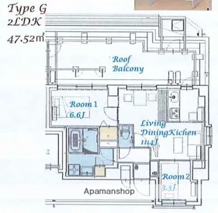 スプランディッド大島【9階】の間取り