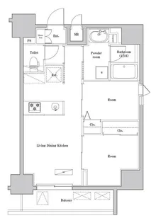 東京都墨田区緑2丁目【マンション】の間取り