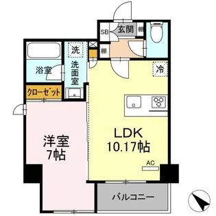 SKグランツ【5階】の間取り
