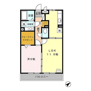 グランフィールド松江Ⅱ【3階】の間取り
