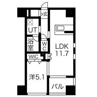 EXZA浅草EAST【7階】の間取り