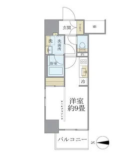 デュオフラッツ葛西【8階】の間取り