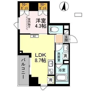 セレッソ本所【4階】の間取り