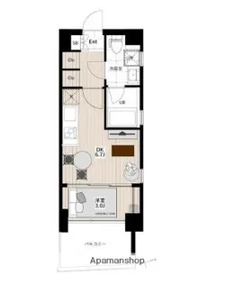 アーバンパーク清澄白河【2階】の間取り