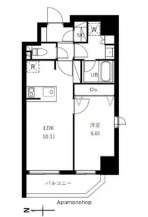 東京都台東区三筋1丁目【マンション】の間取り