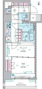 GENOVIA両国Ⅵ GREEN VEIL【8階】の間取り