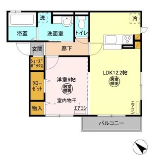 WINE TERRACE(ワインテラス)【2階】の間取り