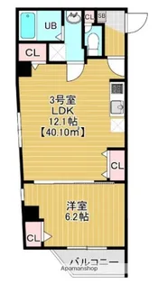 東京都台東区今戸2丁目【マンション】の間取り