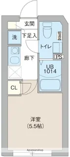 東京都荒川区東日暮里1丁目【マンション】の間取り