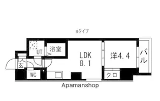 TRADIS秋葉原【3階】の間取り