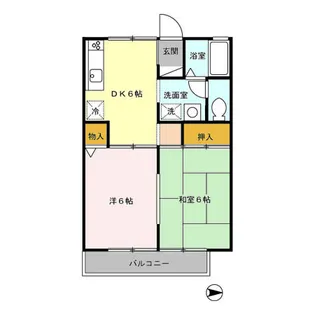 サニーガーデン【1階】の間取り