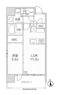 東京都台東区元浅草1丁目【マンション】の間取り