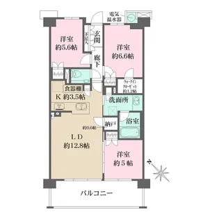 ザ・パークハウス新浦安マリンヴィラサニープラザ【2階】の間取り