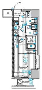 リライア東京墨田【7階】の間取り