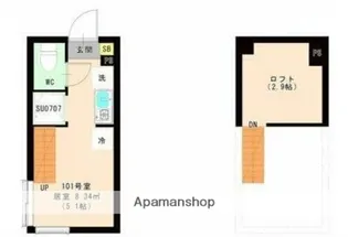 エスペランサ平井【1階】の間取り