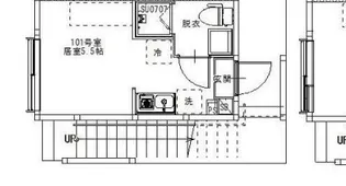 BLX HIRAI【1階】の間取り