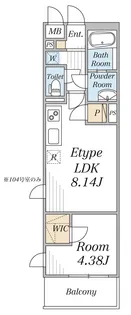 リブリ・曳舟Ⅱ【3階】の間取り