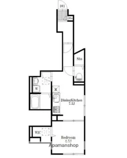 ウィステリアアイ【3階】の間取り