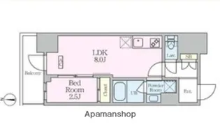 GARDEN XAVIS木場【7階】の間取り