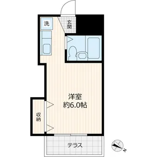 バウ浦安【1階】の間取り