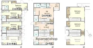プラチナフォルム堀切菖蒲園【2階】の間取り