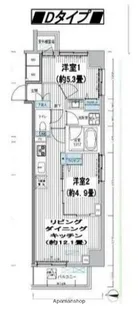 関寅ビル第10【8階】の間取り